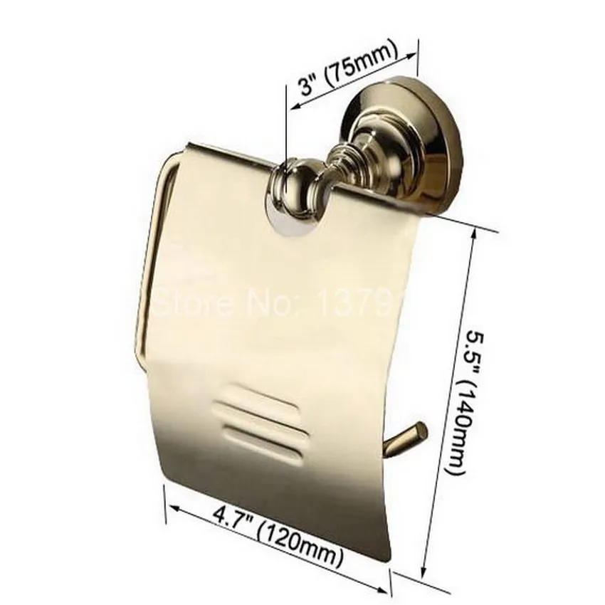 Бесплатная доставка! Роскошный позолоченный полированный латунный настенный