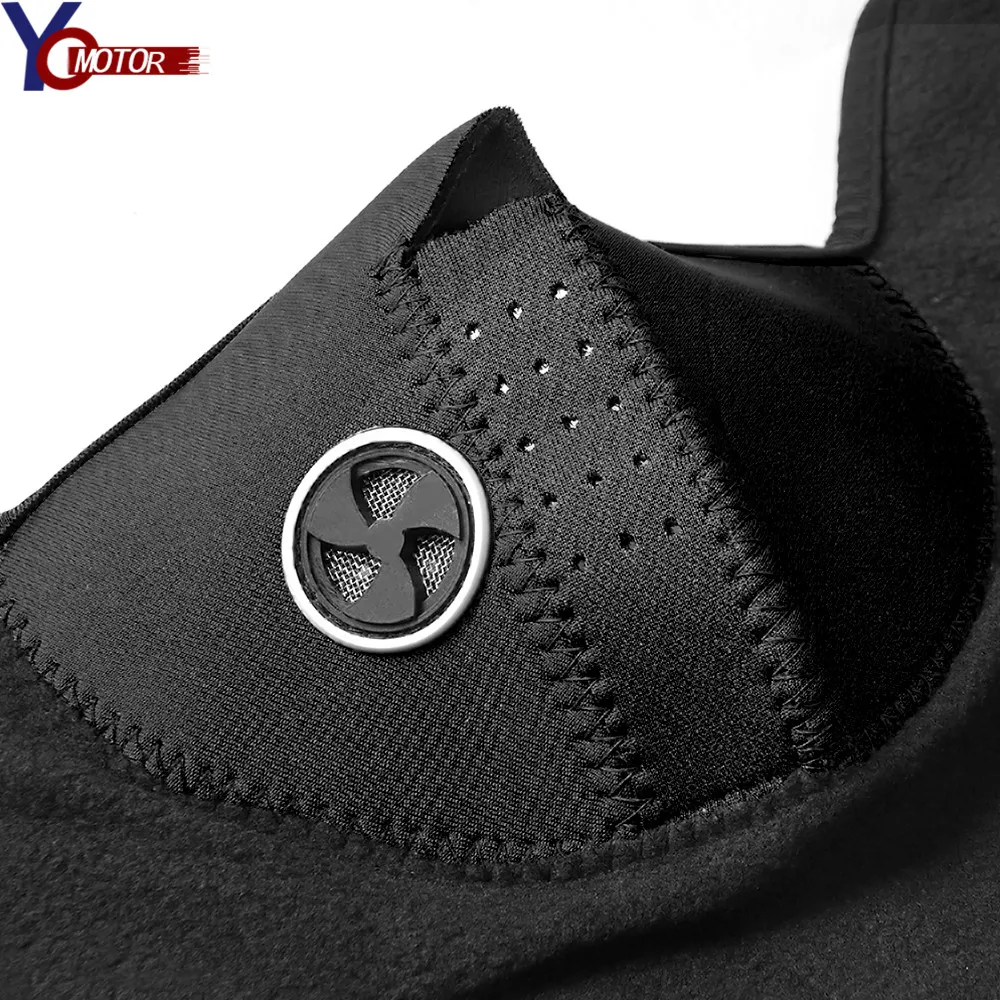 Новинка Зимняя Теплая Флисовая Лыжная маска на половину лица Motrocycle уличная