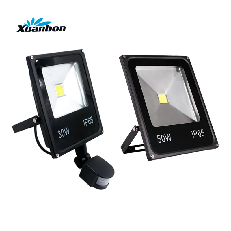 

Floodlights 10W 20W 30W 50W LED Flood light PIR Motion Sensor Detector waterproof Spotlight Outdoor IP65 Floodlight AC110 220V