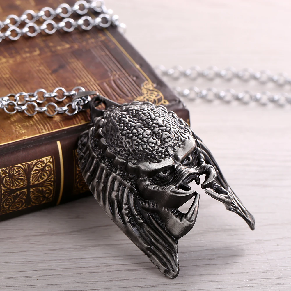 Мужское ожерелье с подвеской маской чокер для Хэллоуина|alien necklace|pendant necklacegifts for men