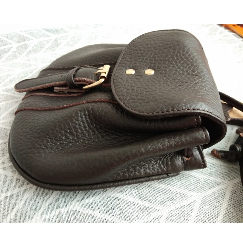 Ручной работы женские сумки через плечо 100% натуральная кожа седельная сумка