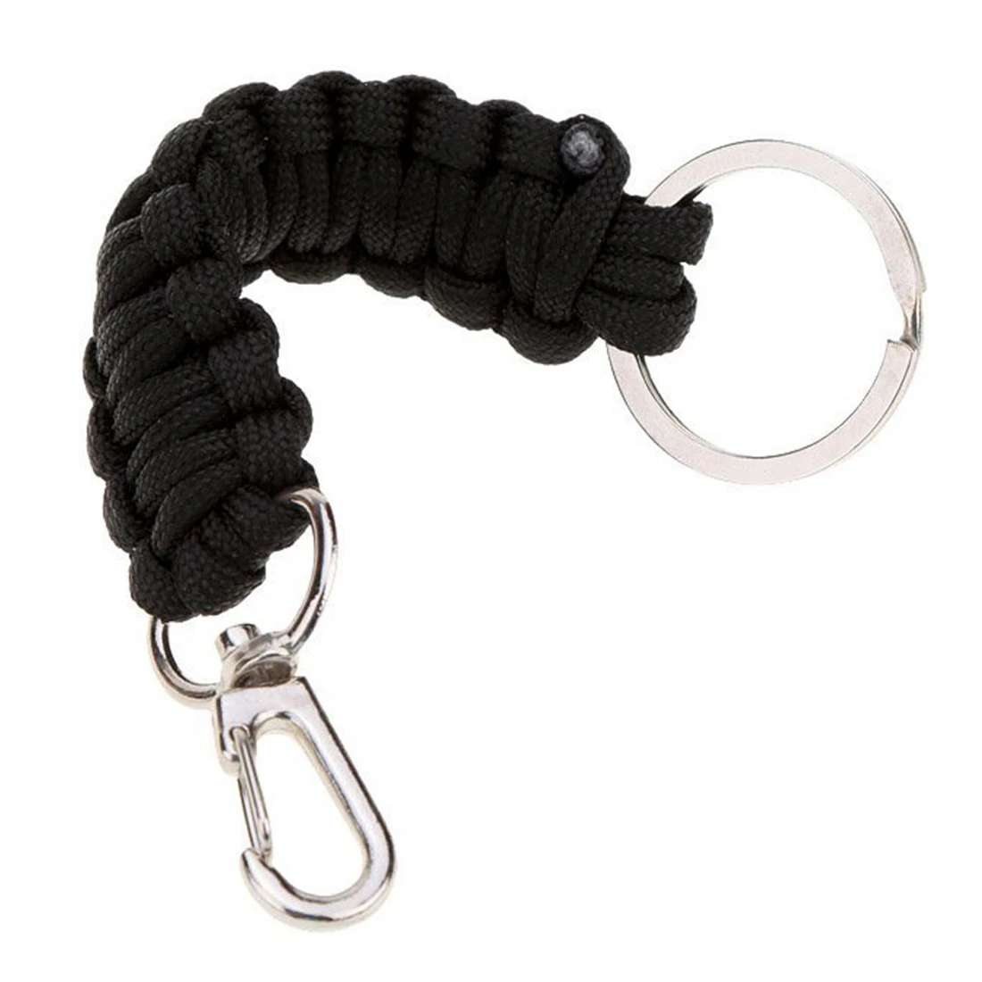 Плетеный парашютный шнур брелок 7 ядер карабин крючок|key chain|key chain hookkey carabiner |