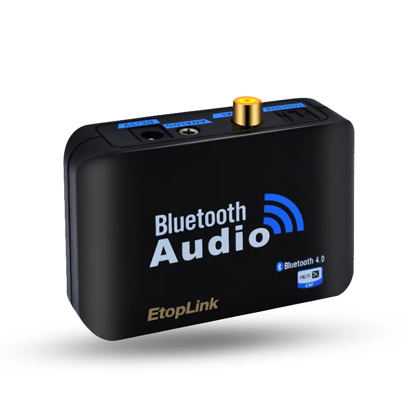 Etoplink E63 Bluetooth 4.0 Музыка приемник aptX Беспроводной аудио адаптер АС hi-fi стерео