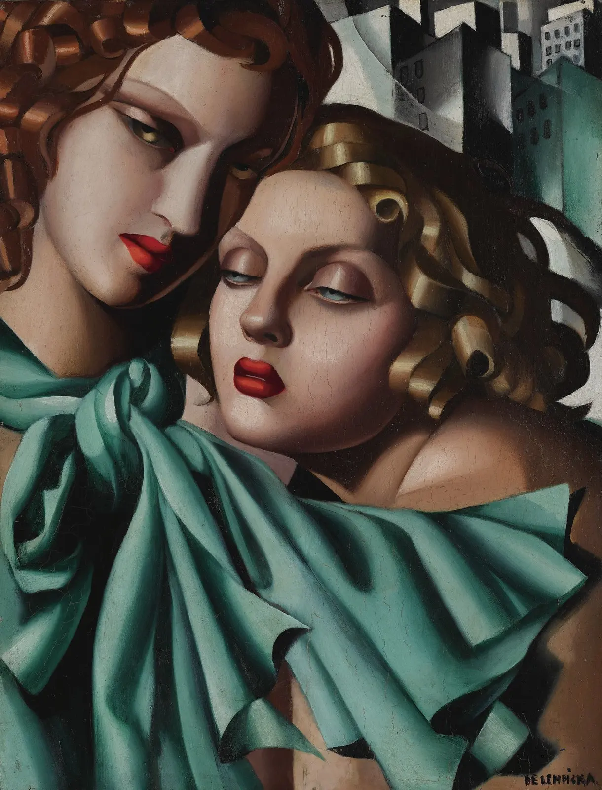 Tamara de Lempicka польский кубизм холст живопись винтажные крафт постеры классические