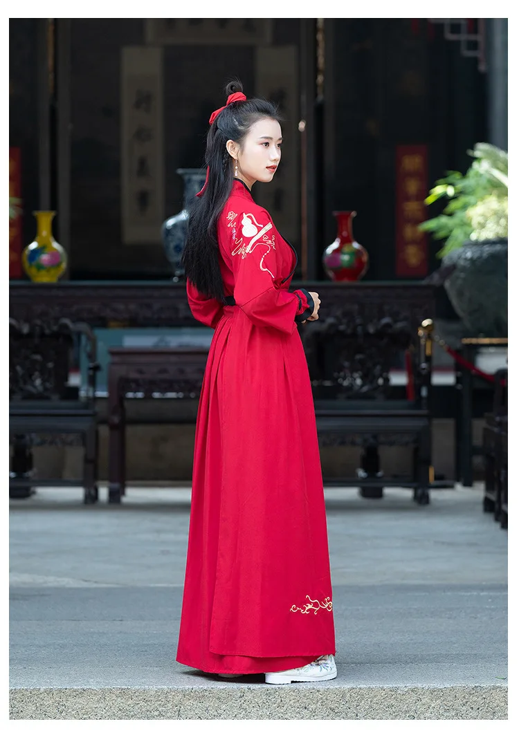 Мужской костюм Hanfu Женский сценический костюм Han Ele Мужская t одежда для выступлений мужской Традиционный китайский стиль Национальный комплект одежды DN3509