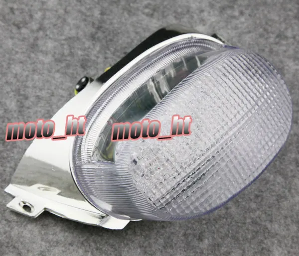 Clear Integrated LED Taillight Turn Signals For Suzuki 1997-2000 GSXR 600 750 &amp 1997 1998 GSXR1100W |