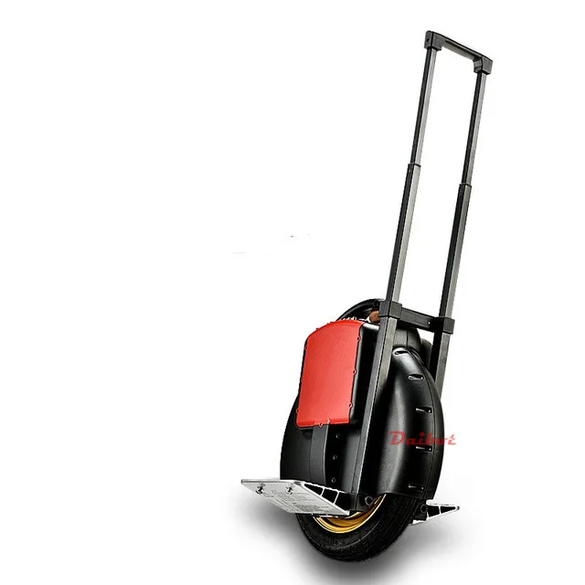 Black with push rod Электрический Одноколесный самокат Daibot, Одноколесный самобалансирующийся самокат с тренировочным колесом, 14 дюймов, 60 в, Одноколесный самокат - Цвет: Black with push rod