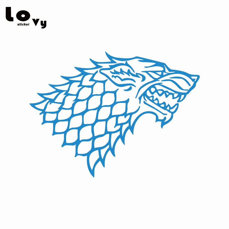 Игра престолов House Stark Direwolf виниловая Автомобильная наклейка/наклейка|vinyl car