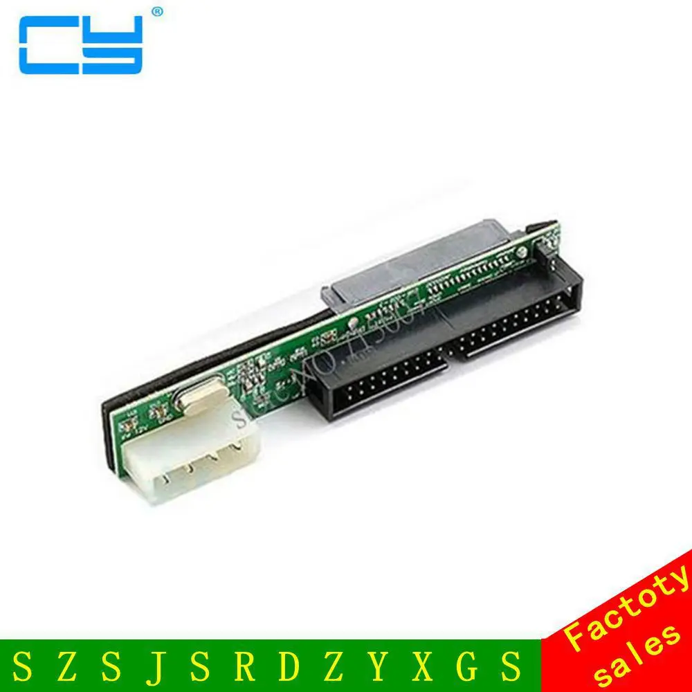 Бесплатная доставка 7 + 15Pin Женский SATA SSD HDD жесткий диск для IDE 3 5 дюйма 40 Pin Мужской