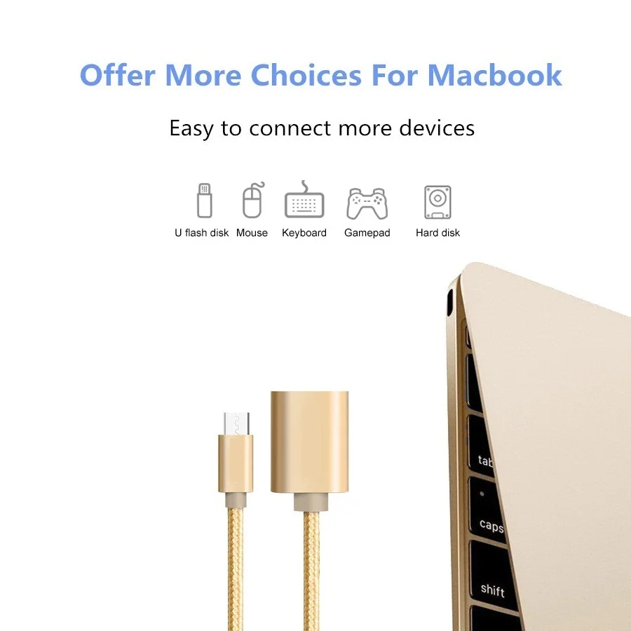 Micro USB Кабель адаптер On The Go высококачественный защитный чехол для OPPO N1/N1 Mini/R11/R11