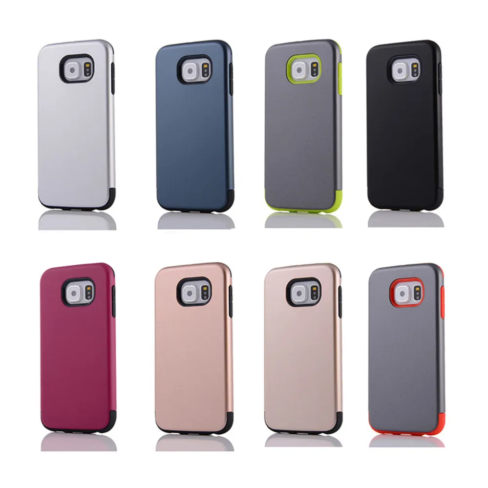 Для Samsung Galaxy S6 [просто здорово] PC + TPU Гибридный сотовый телефон задняя Броня