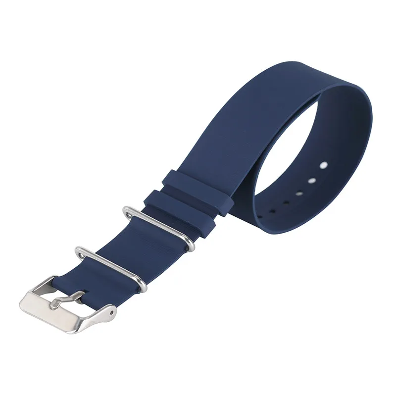 Высококачественный сменный резиновый мягкий силиконовый ремешок для часов