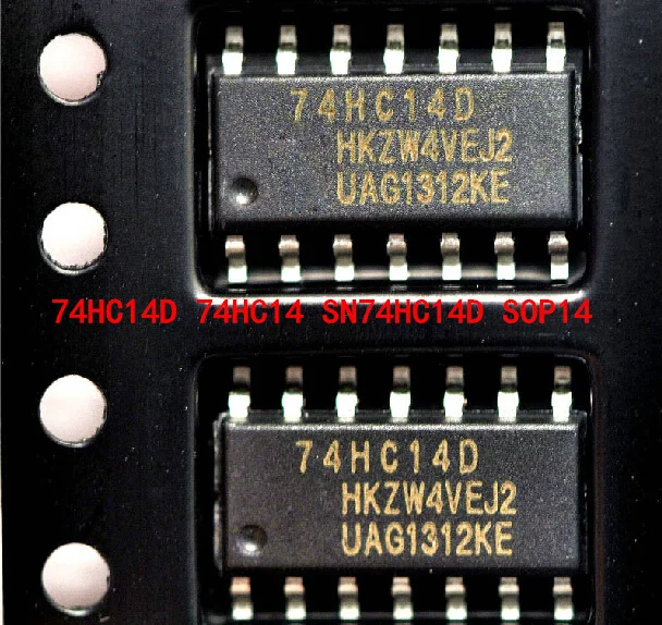 

100pcs/lot 74HC14D 74HC14 SN74HC14D SOP14 Original authentic and new IC