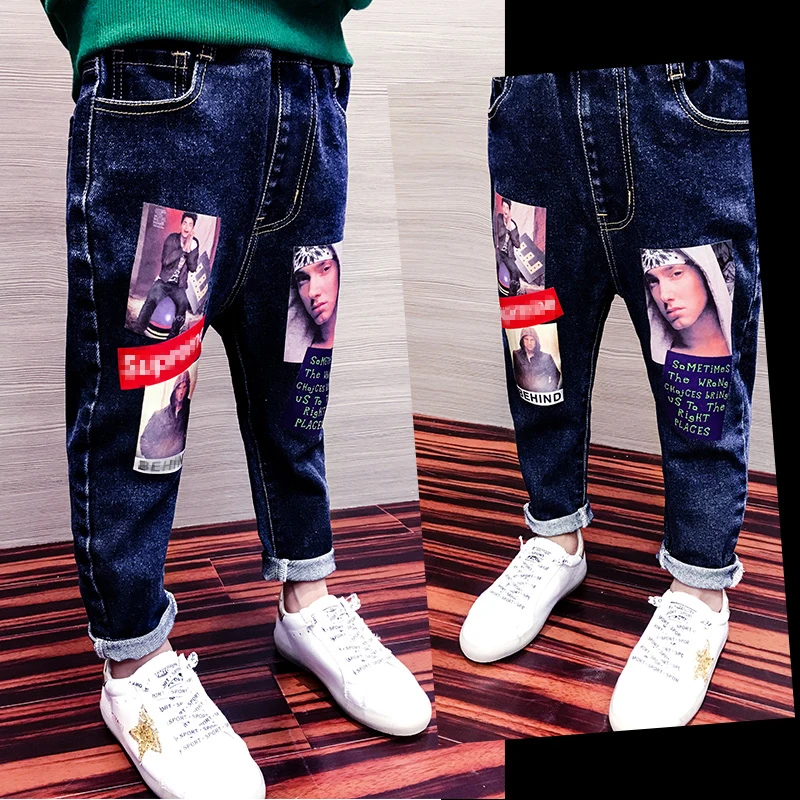 

Джинсовые штаны для мальчиков, осень 2021, детская одежда, весенние джинсы, кукольные Хлопковые Штаны, детские шаровары, детские леггинсы