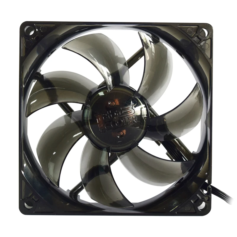 Pccooler 12 В 4pin светодиодный 4 цвета цветной 9 см вентилятор тихий для процессора кулер Компьютерный Вентилятор радиатор компьютерный корпус 90 мм вентилятор охлаждения ПК