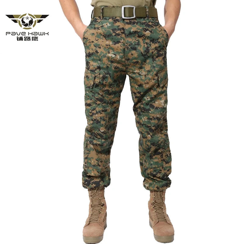 

Military Camouflage Cargo Tactical Pants Men Overalls Work Pants Combat Hunter Baggy Trouser Workwear Black Jungle Python Pants