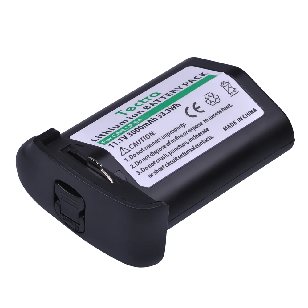 4 шт. 3000 мАч LP-E4N LP-E4 литий-ионный Аккумулятор для Canon EOS 1D Mark III EOS-1D IV 1Ds C X |