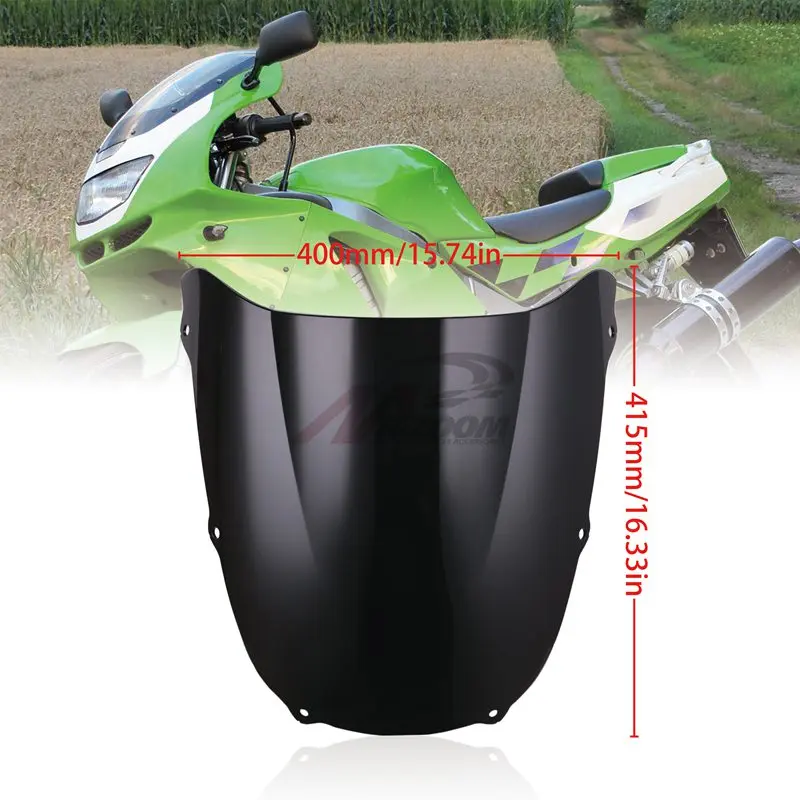 ABS пластик лобовое стекло Мотоцикл Ветер Дефлектор спойлер ветровое для Kawasaki NINJA