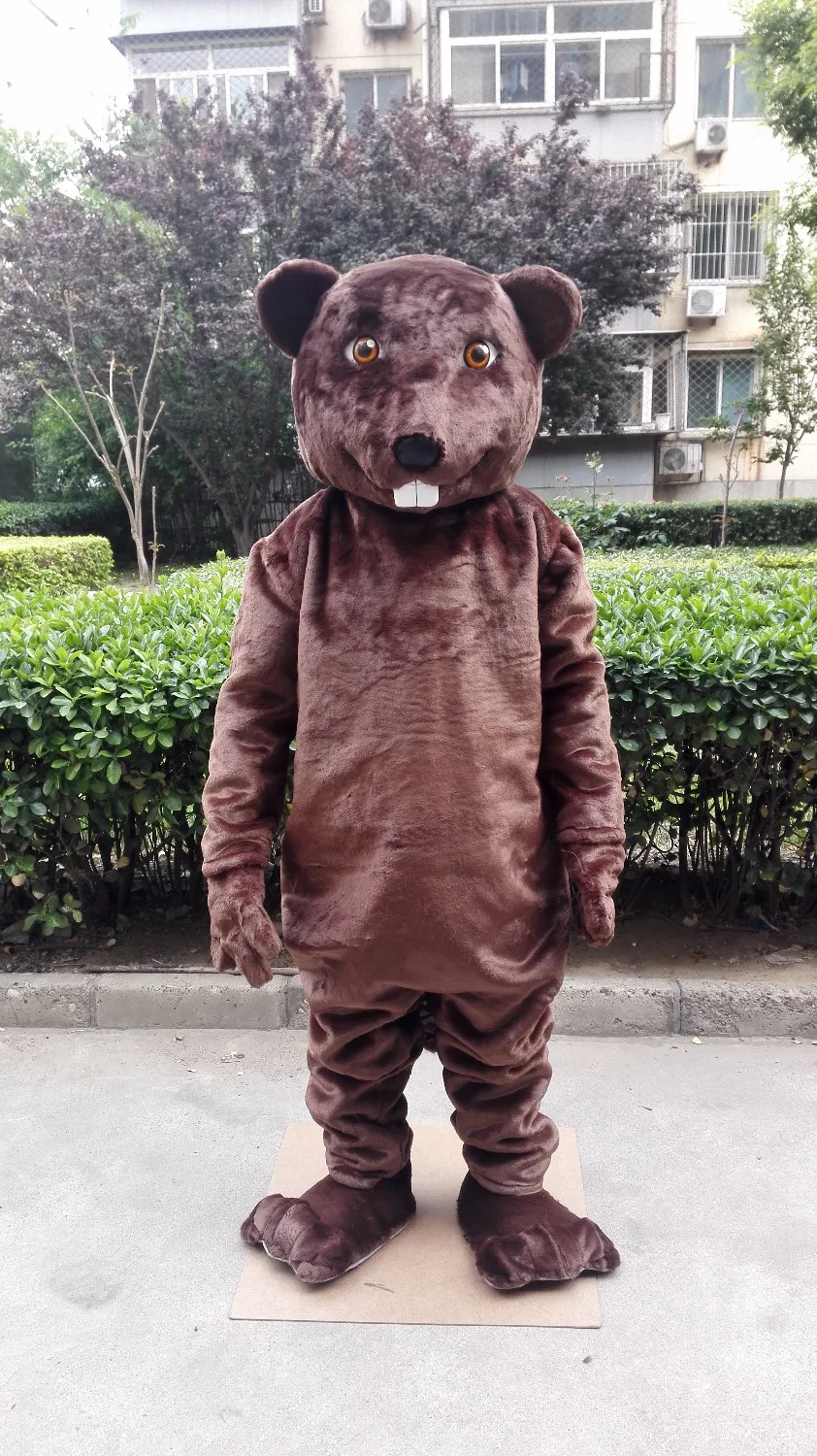 Плюшевый маскарадный костюм бобра Sinocastor индивидуальный аниме косплей карнавал