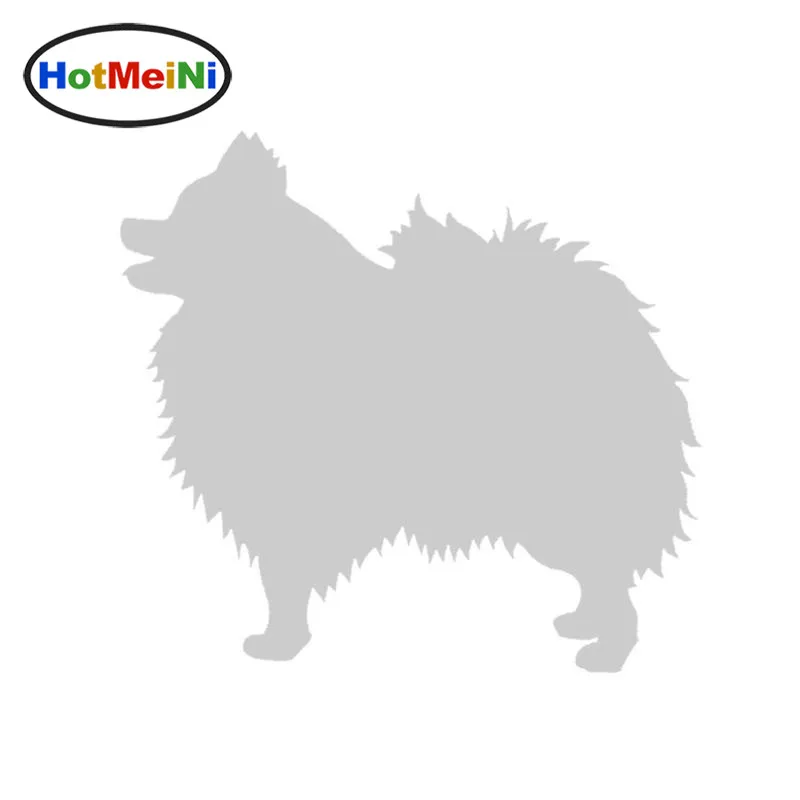 HotMeiNi автомобильный Стайлинг Pomeranian стикер на бампер для собак виды животных