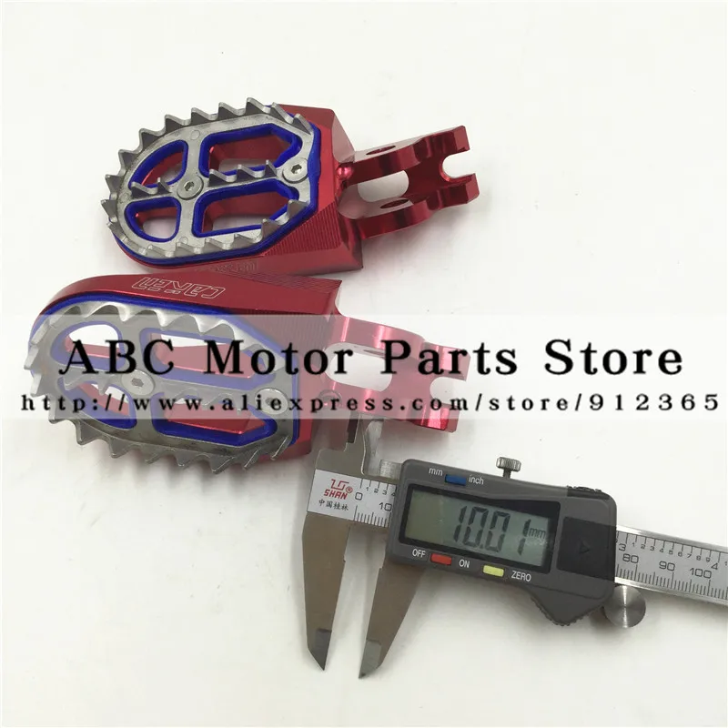 CR125 250 500 CRF 450R заготовка CNC подножки педали Подставки для мотоцикла мотокросса