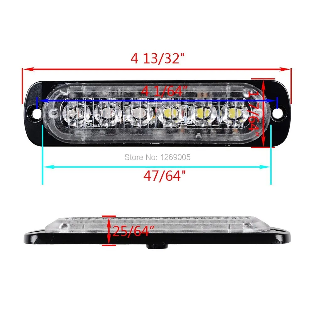2 шт. белый янтарь автомобиль отряда Техники скорой помощи Внешний Автомобиль для