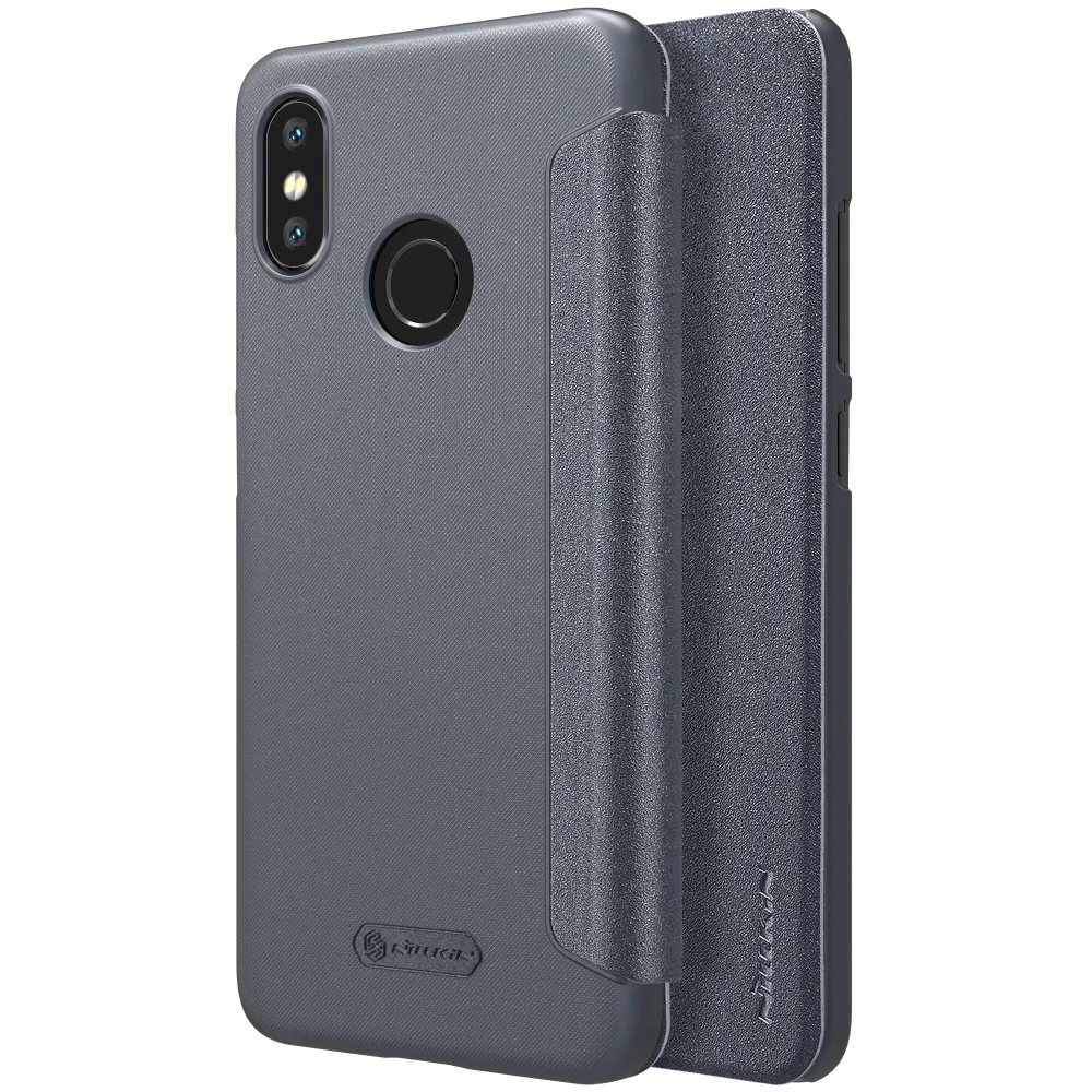 Кожаный чехол Nillkin для телефона Xiaomi Mi 8 SE чехлы с полным покрытием деловой