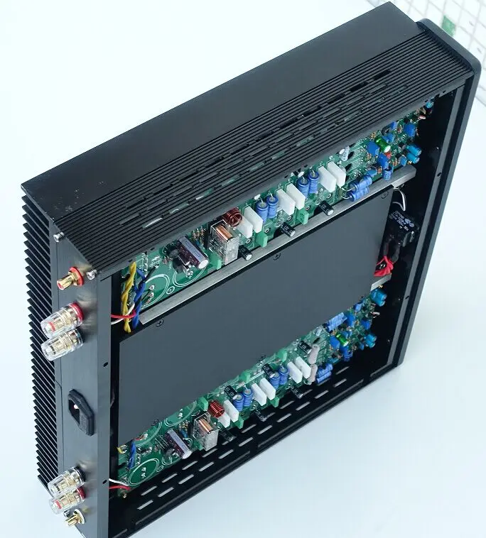 Douk аудио Hi-End HiFi MOSFET полный симметричный усилитель мощности Настольный стерео аудио усилитель 230 Вт+ 230 Вт