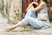 Забавные женские туфли с глазами#1