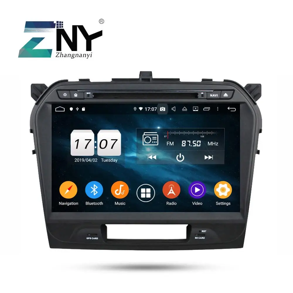10 1 &quotips Android 9 0 автомобильный DVD Авторадио для Suzuki Vitara 2015 2016 2017 gps навигация 2Din