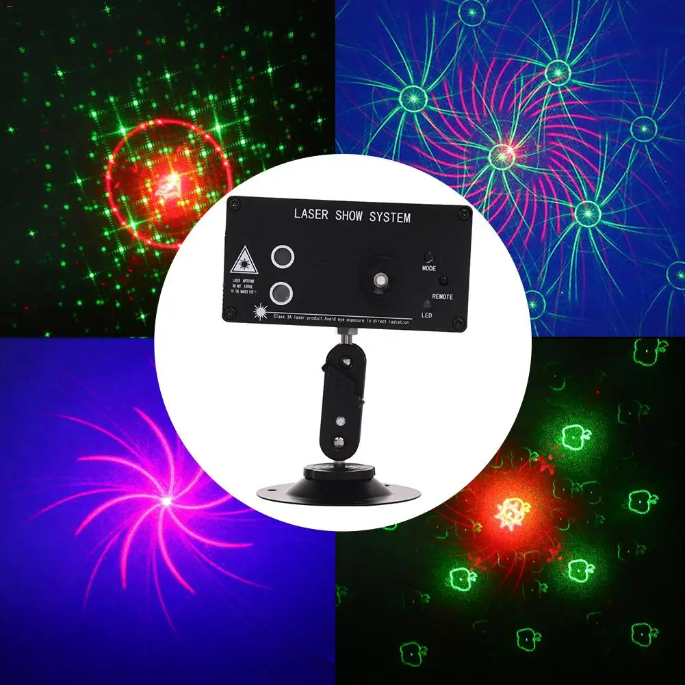 Рождественское сценическое Лазерное освещение RGB сканер проектор красочный