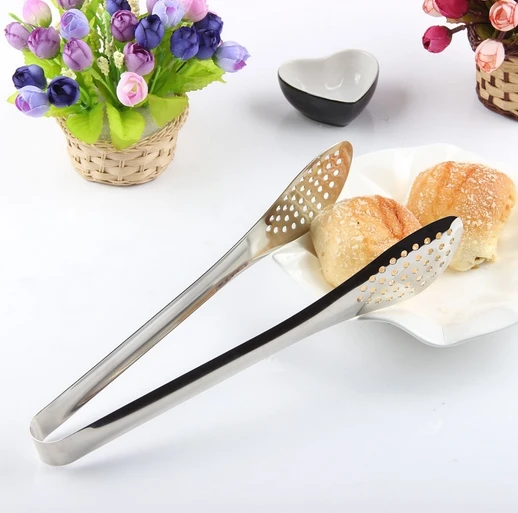 2 шт./лот с отверстиями модная нержавеющая сталь зажим для еды хлеба кухонные