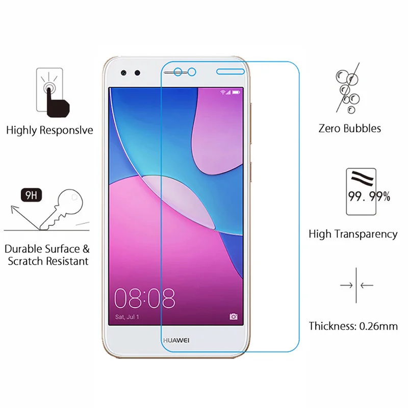 Защитное стекло для Huawei Nova Lite 2017 закаленное SLA-L22 Защитная пленка | Мобильные
