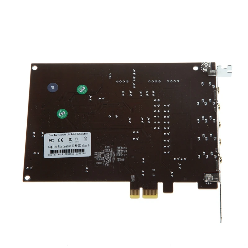 ПК компьютер Pci E 0105 чип 501 Звуковая дорожка Directsound 3D настольная