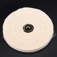 6 white cloth buffing polishing wheels buffer polish grinder pad wood metal polishing tool for abrasive tools