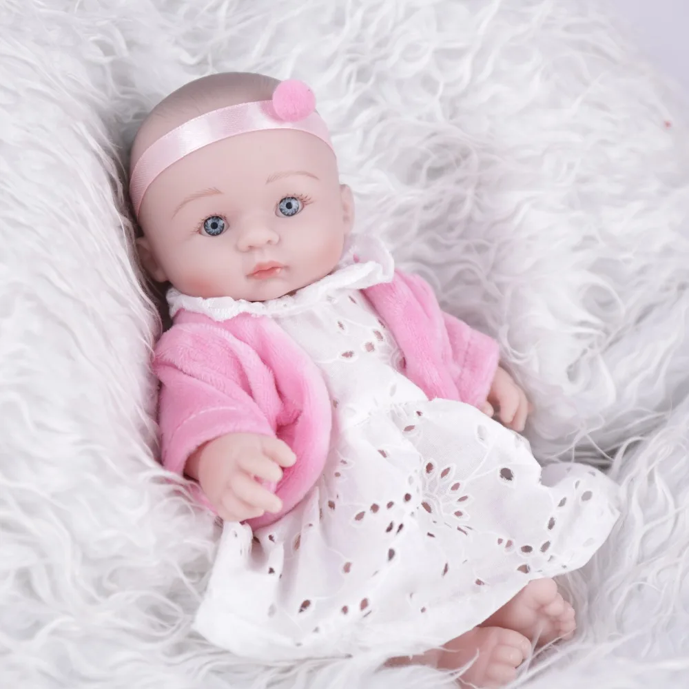 Silicone Reborn Baby Dolls Twins Mini Princess Toys Doll Wholesale Soft Real Touch Hot Sale Cute Toy For Children | Игрушки и хобби