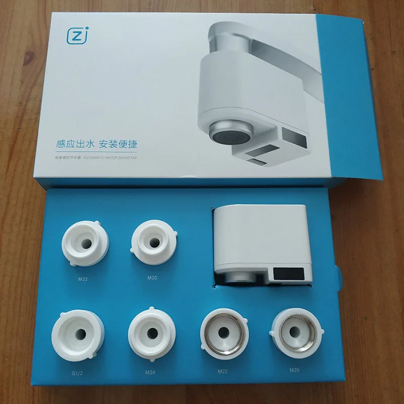 Белый Xiaomi ZaJia автоматическое сенсорное инфракрасное Индукционное устройство для экономии воды регулируемый водный диффузор для кухни ванной раковины кран - Цвет: Белый