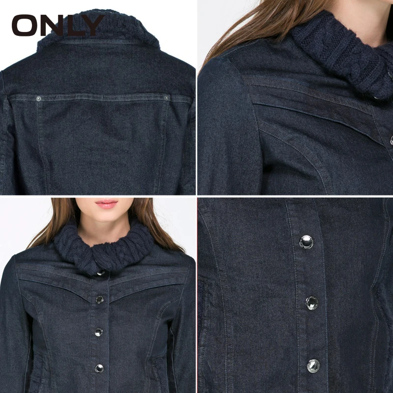 Только Новый горячий Для женщин мода отбеленные Винтаж Повседневная джинсовая