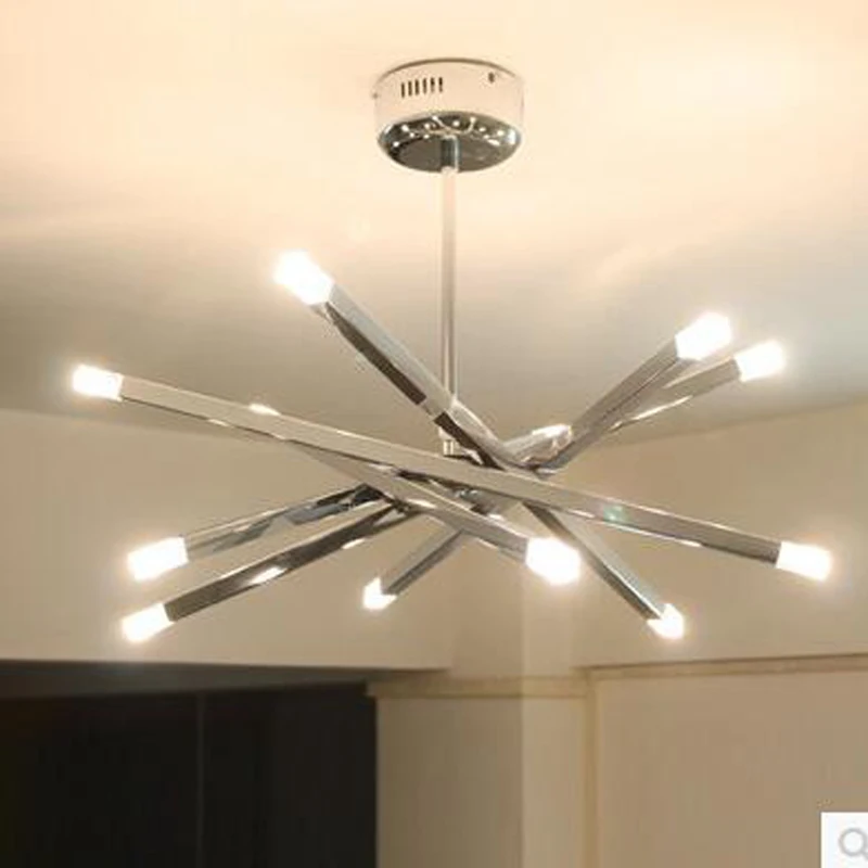 Simple and modern lamps lighting Nordic creative personality living room dining bedroom adjustable LED chandeliers led lamp | Лампы и