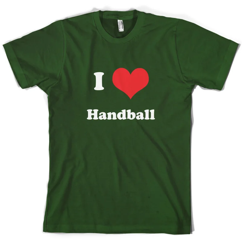 I Love Handball-Мужская футболка-10 цветов-Бесплатная доставка в Великобританию! Мужская