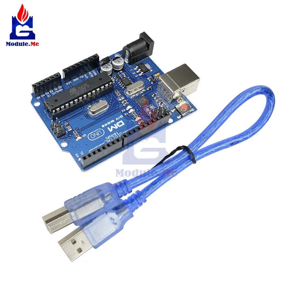 UNO R3 I/O ISP 3,3 V 5V ATMEGA328P макетная плата ATMEGA16U2 с usb-кабелем для модуля расширения Arduino