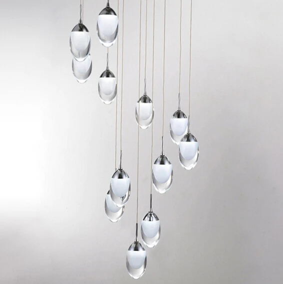 Подвесные светильники в современном стиле из акрила минималистичный