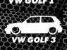 golf 3 white Автомобильный стикер для volksagen Гольф 7 Гольф 6 Гольф 5 Гольф 4 Гольф 3 Гольф 2 Гольф 1 mk1 mk2 mk3 mk4 mk5 mk6 mk7 - Название цвета: golf 3 white
