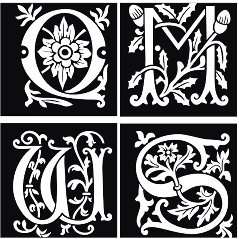 Трафареты xmasir для татуировок 26 шт.|airbrush tattoo stencils|tattoo stencilairbrushing letters |