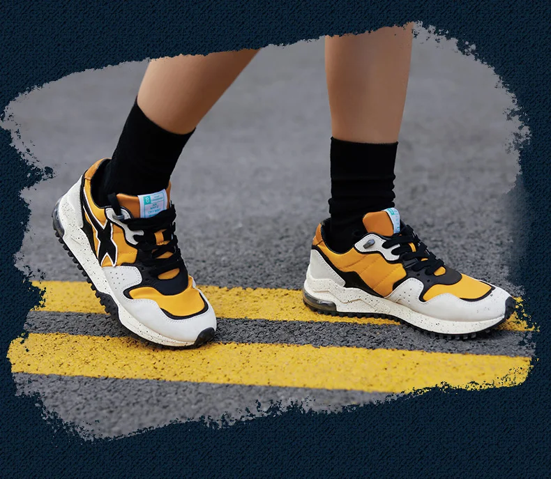 Xtep W6YZ Joint Name Design Men Casual Sneaker Shoe Men Clunky Sneaker Dorky Dad Shoes 981319320257