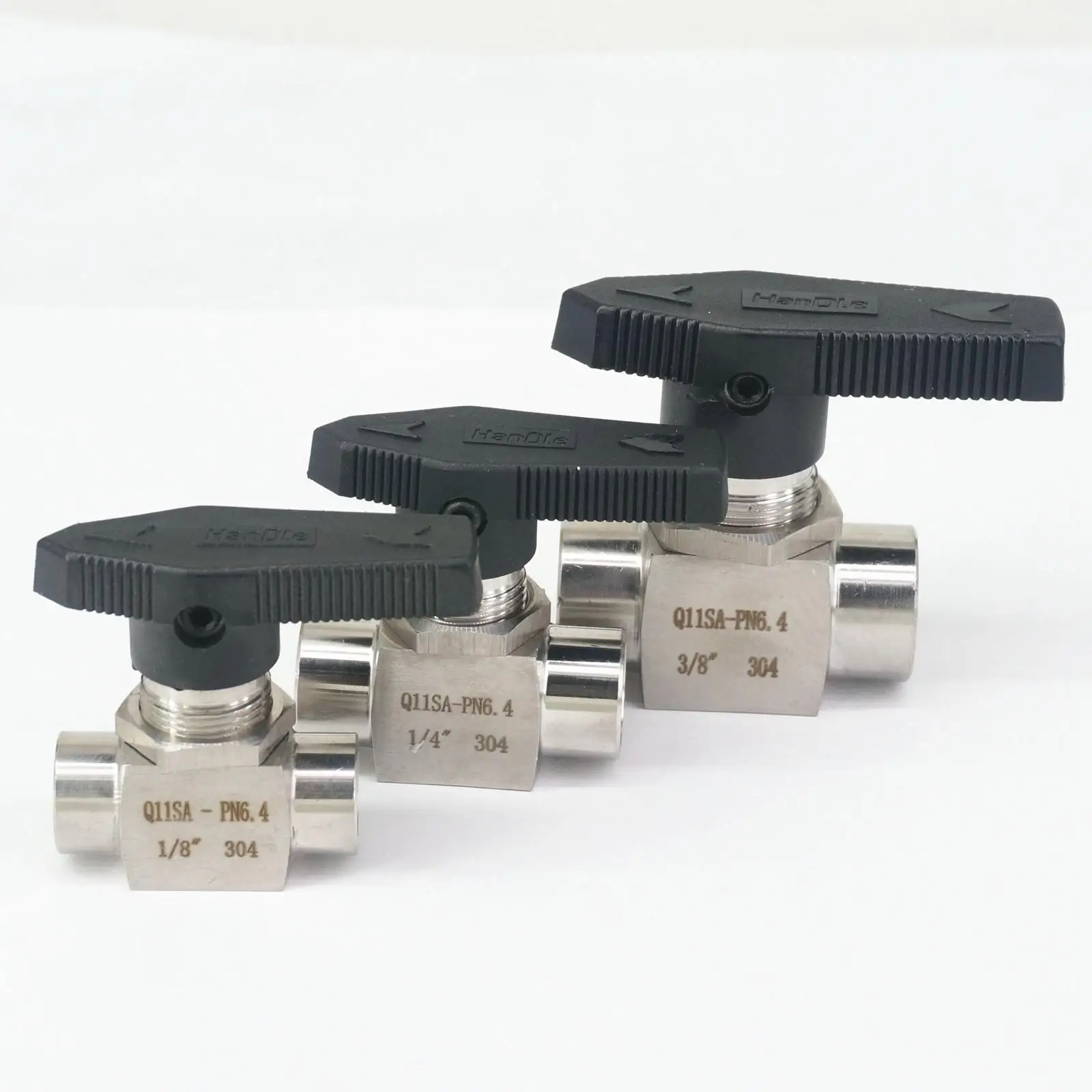 1/4 &quot3/8&quot 1/2 &quot3/4&quot 1 &quotBSP Euqal Женский 304 Нержавеющая сталь запорный шаровой