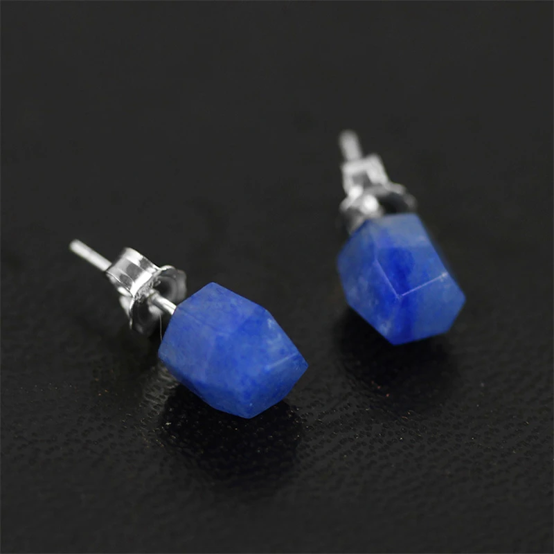 Женские винтажные серьги гвоздики Lotus Fun дизайнерские из настоящего серебра 925