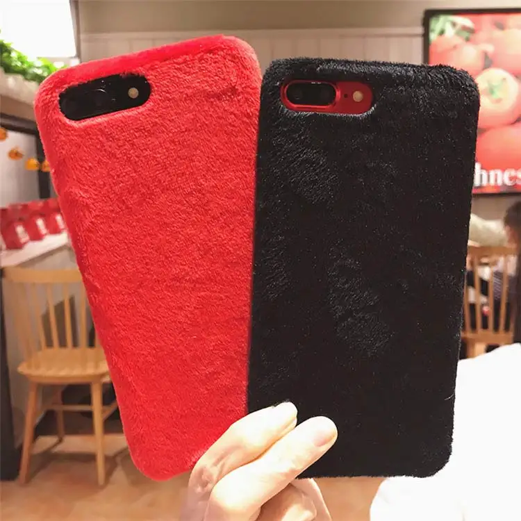 Роскошный чехол для телефона EPENA с ворсом Apple iPhone X XR XS Max гладкие плюшевые чехлы 8 7
