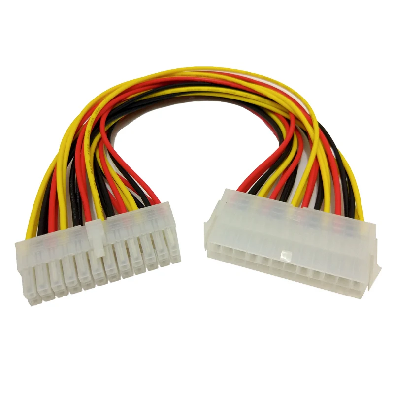 ATX 24Pin материнская плата силовой удлинитель 18AWG для водяного охлаждения