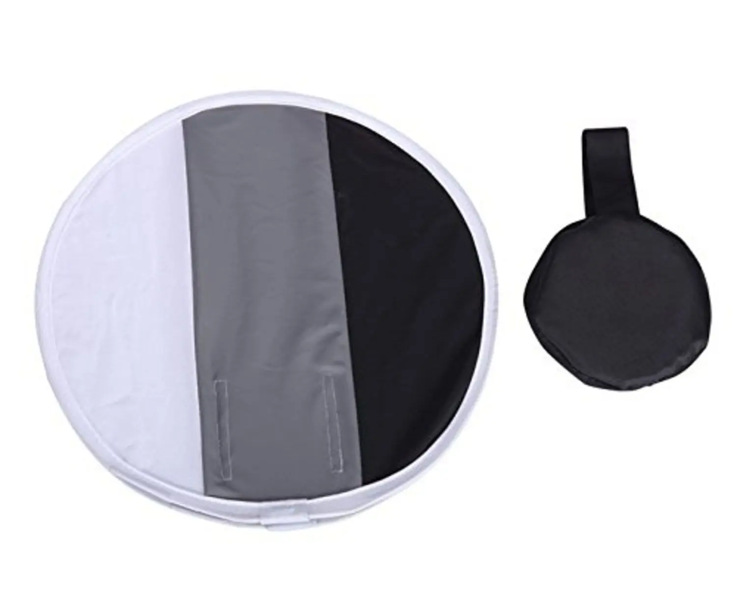 

12 Inch (31cm) Round Flash Diffuser Softbox 18% 3 Color Grey/White/Black Card Board For Canon Nikon Sony pentax camera
